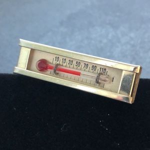 Thermometer HVAC Vintage Tie Clip HOT